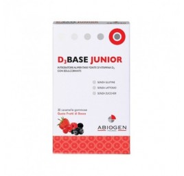 D3BASE JUNIOR 30 CARAMELLE GOMMOSE FRUTTI DI BOSCO